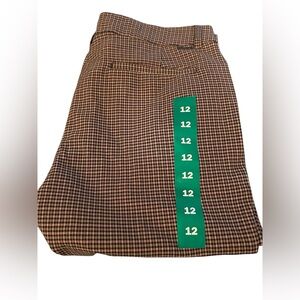 Women’s Brown Houndstooth Pants